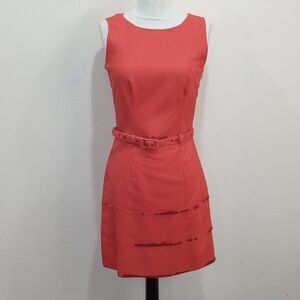 Moschino Cheap And Chic Coral Dress With Sequin Embellishment - 6 - Vintage 90's